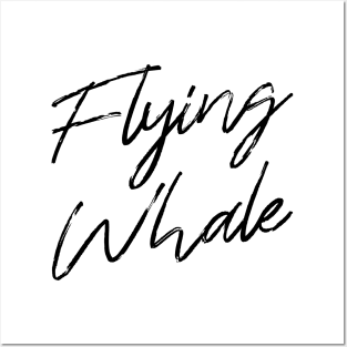 Flying Whale Posters and Art